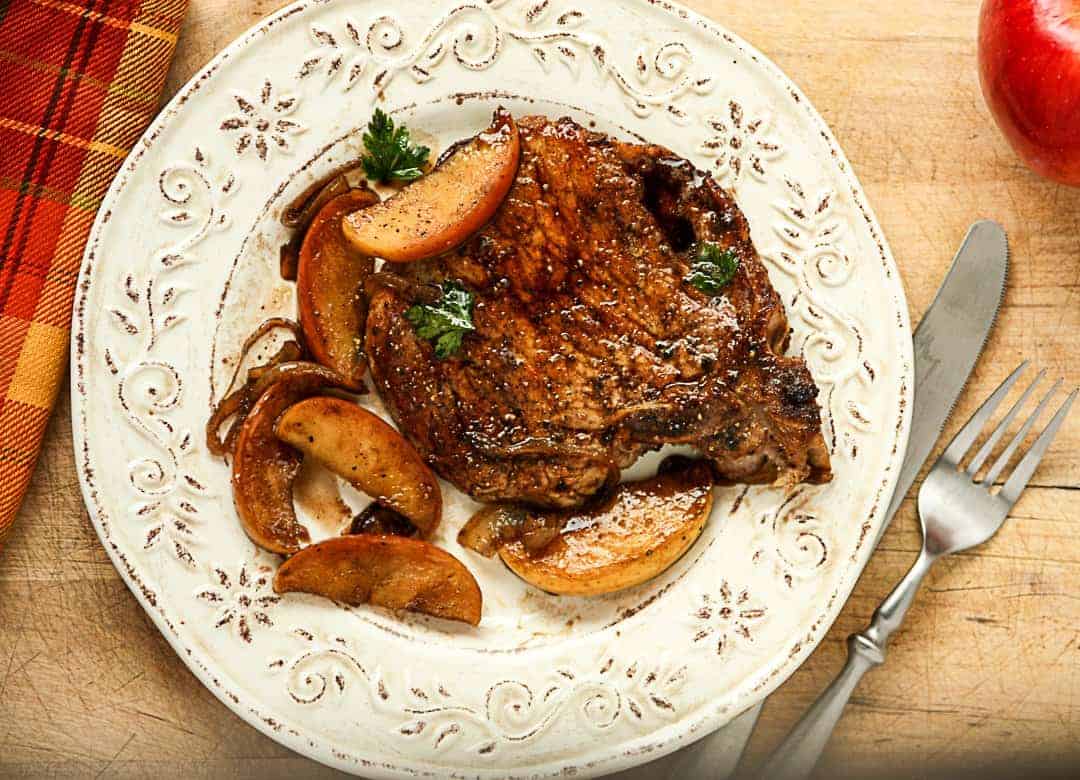 Pork Chops with Apples