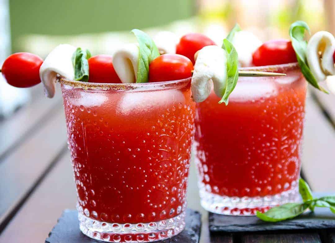 Caprese Ceasar Drink