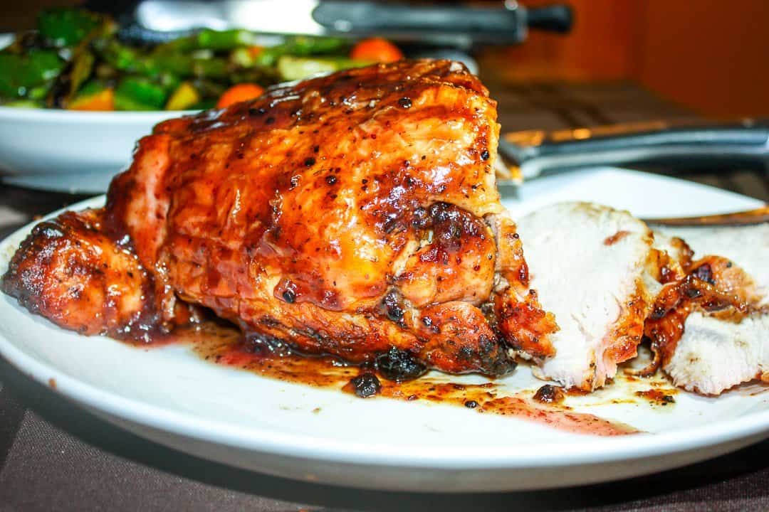 A grilled turkey breast