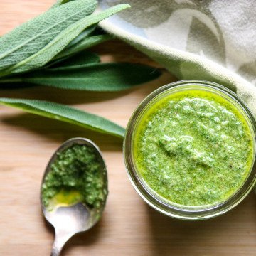 Sage Walnut Pesto