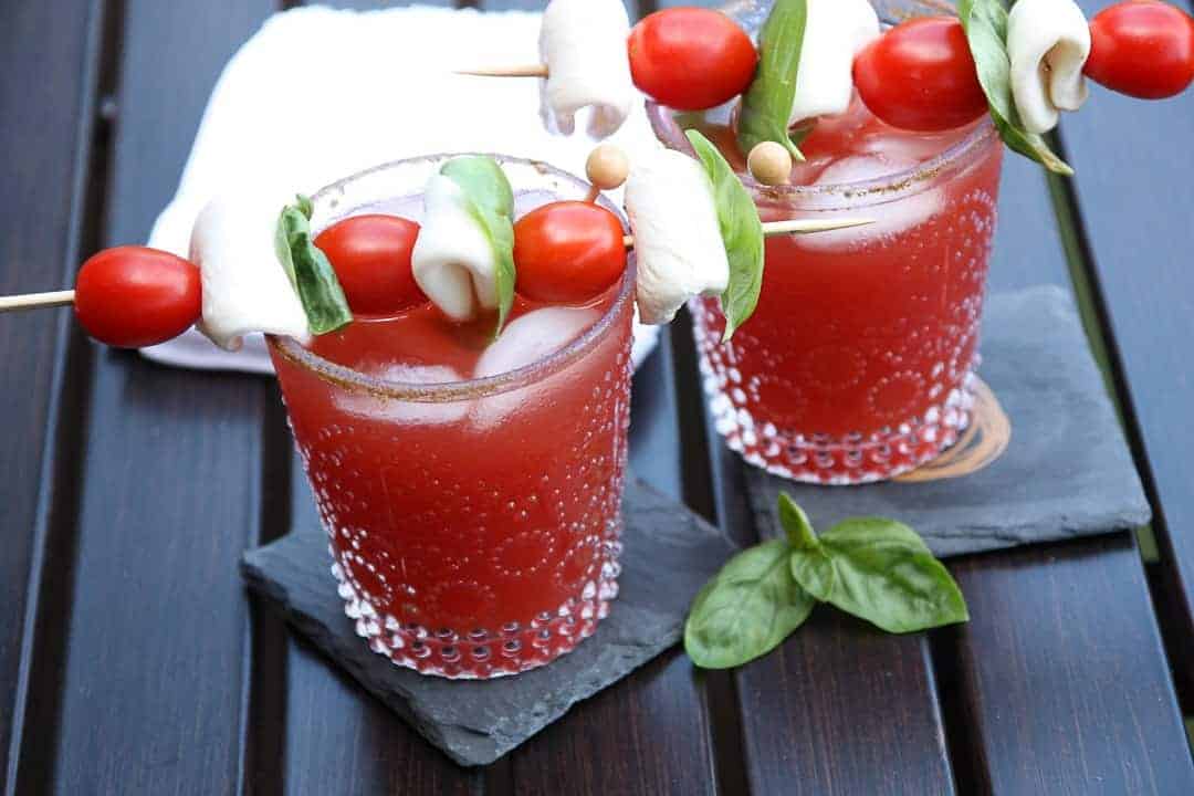 Caprese Caesar Drink