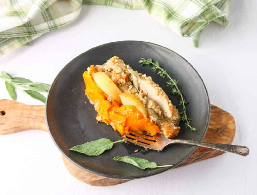 Sweet Potato Apple Turkey Bake