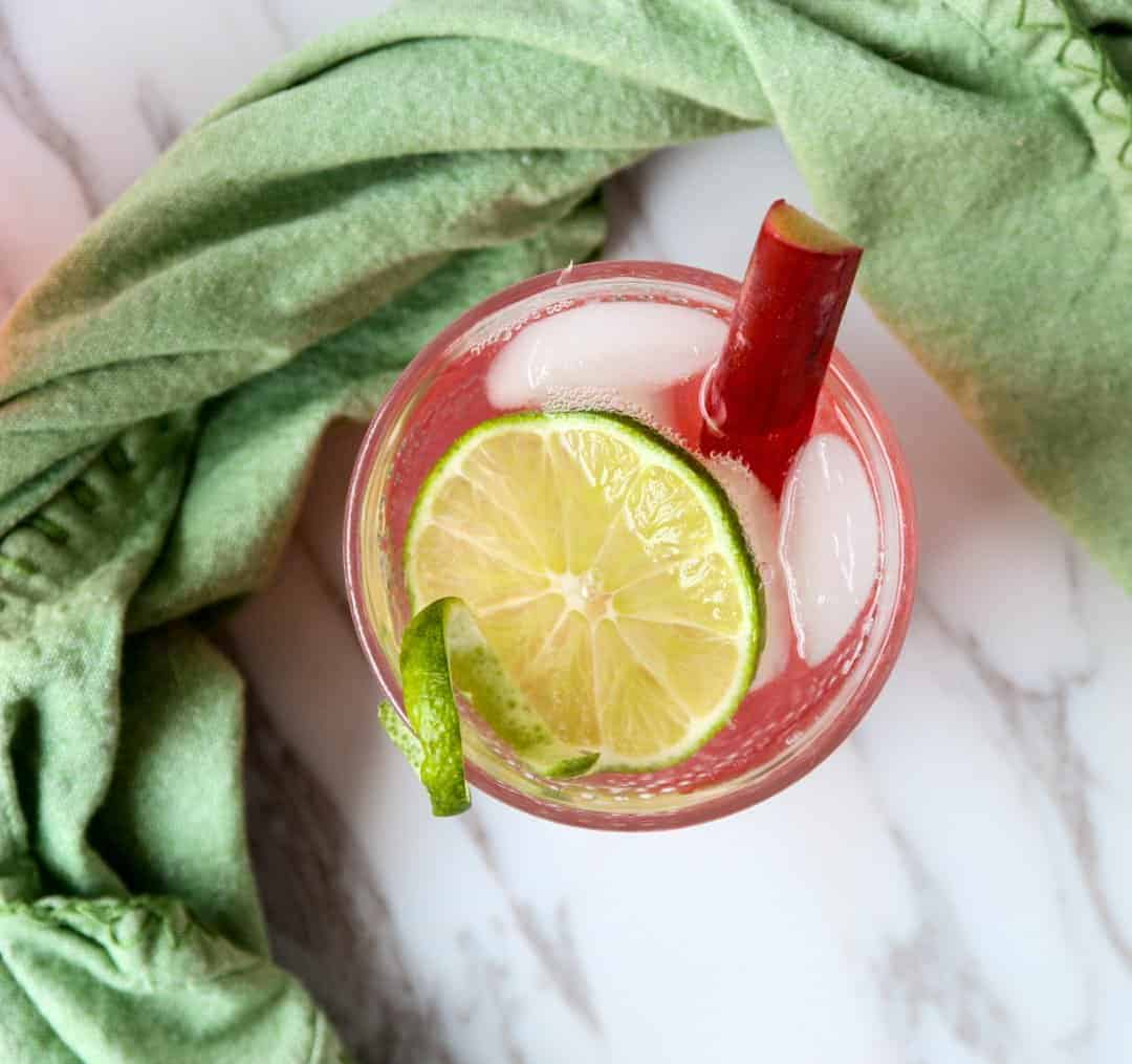 Rhubarb Gin & Tonic