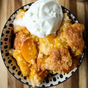 Peach Cobbler with Almond Flour