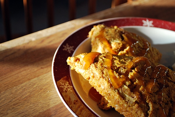 Pumpkin Apple Scones
