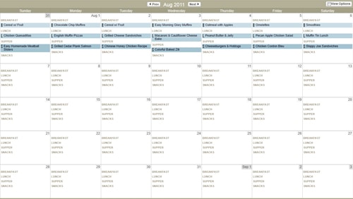 meal planner meal planner