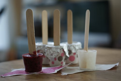 homemade frozen popsicles